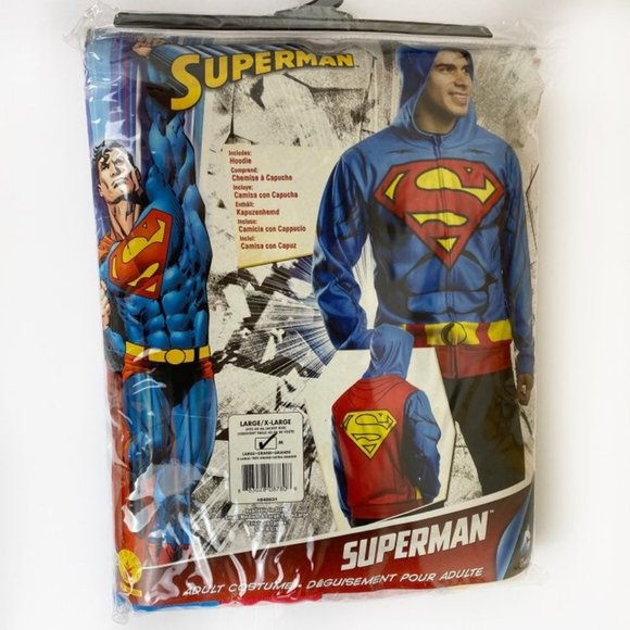 Superman Zip-Up Hoodie Halloween - Picture 2 of 3